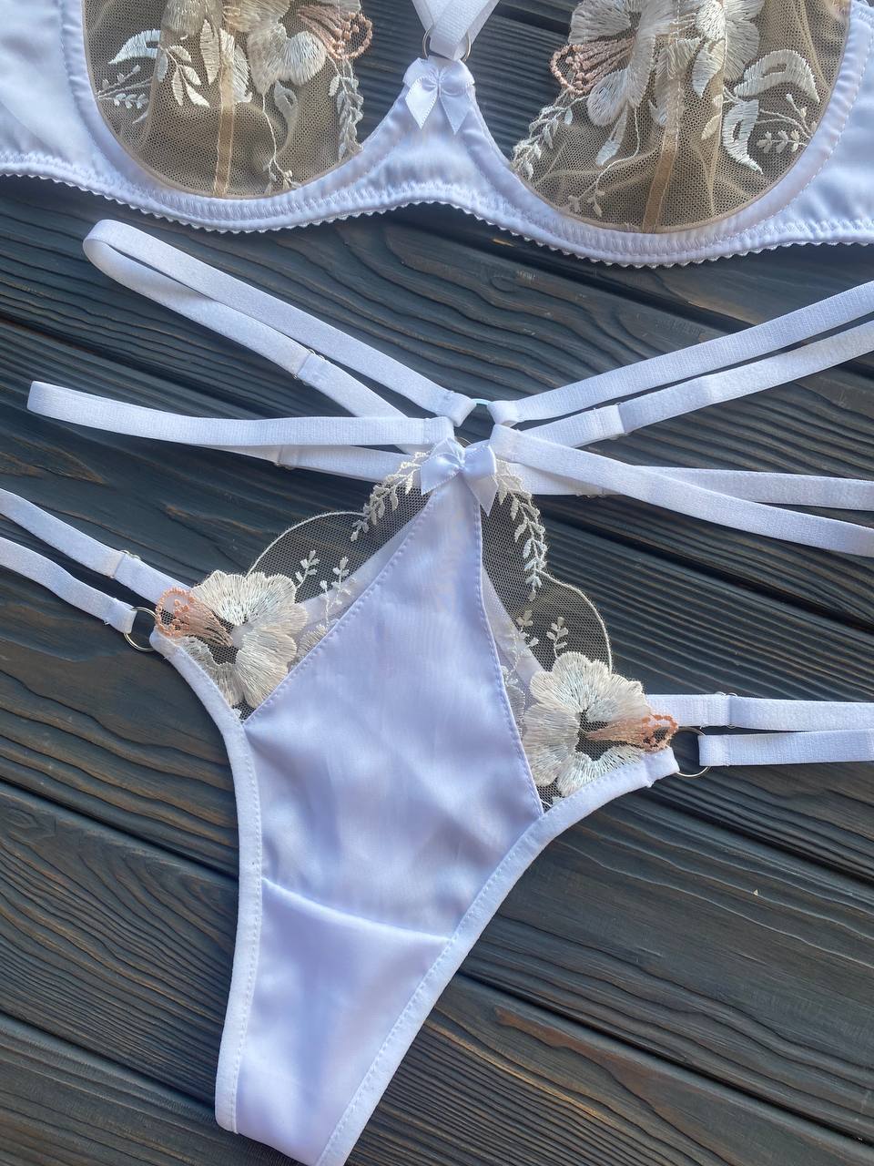 Lingerie set “Lilith“ with Garter Belt