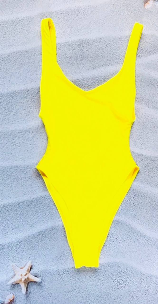 Swimsuit piece Yellow “Bee“