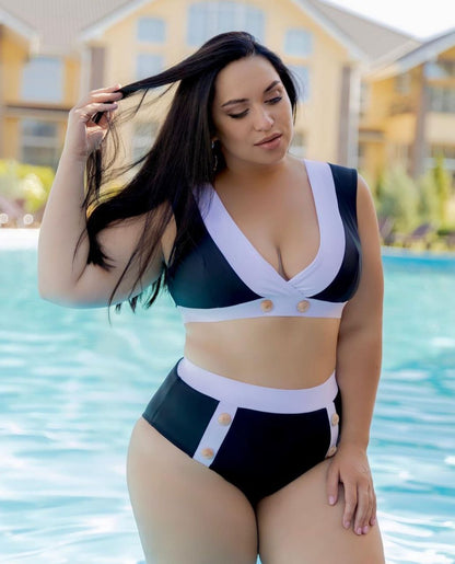 Swimsuit two-piece high waist “Consul“