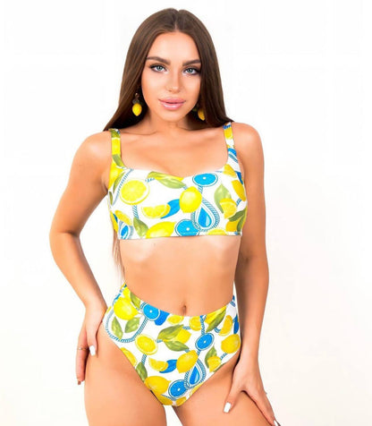 Swimsuit hight waist “Citrus“