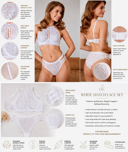 Lingerie set “White Match“